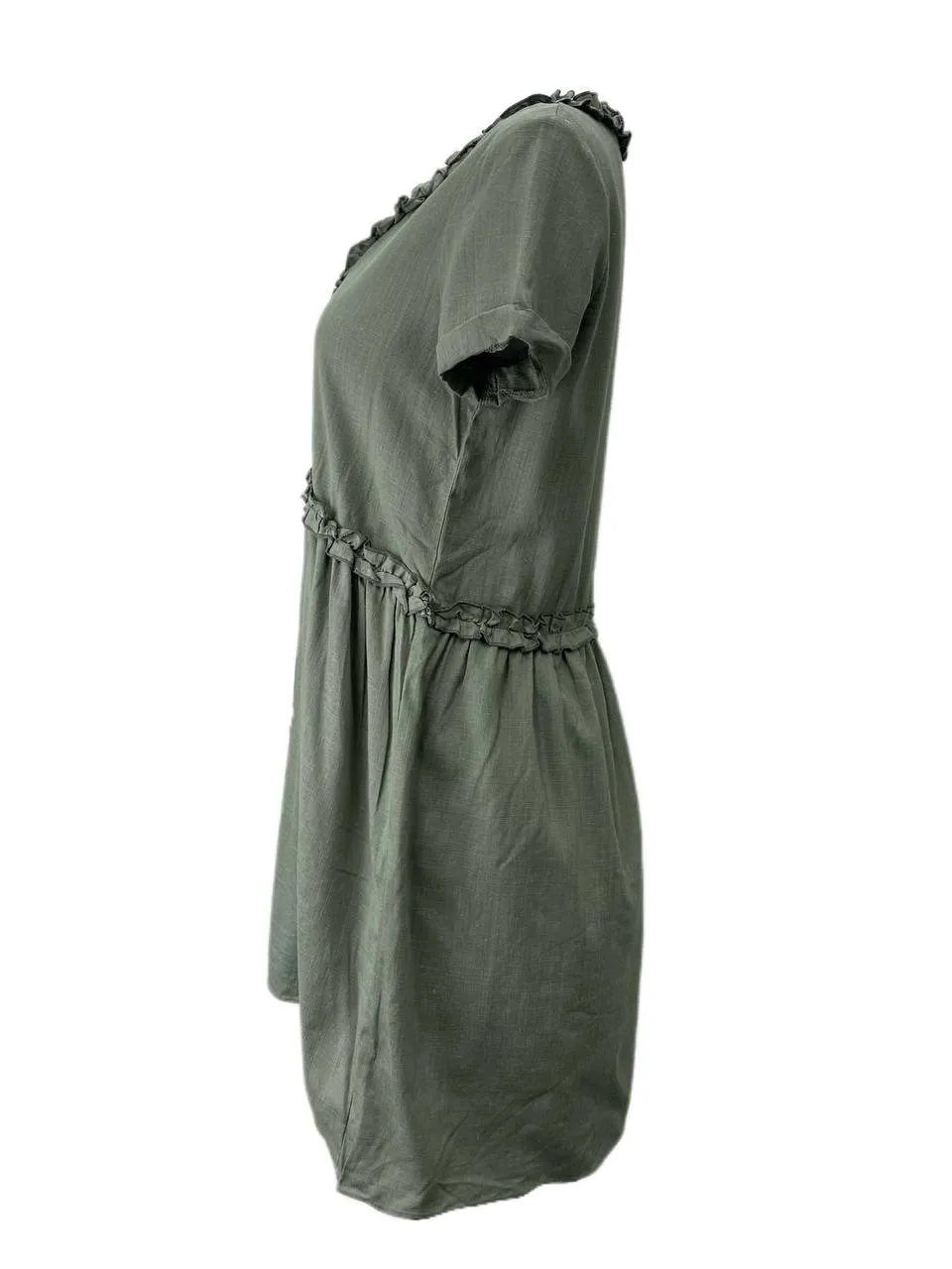 LOST IN LUNAR Women's Khaki Kyree Mini Dress Size US 4 NWT