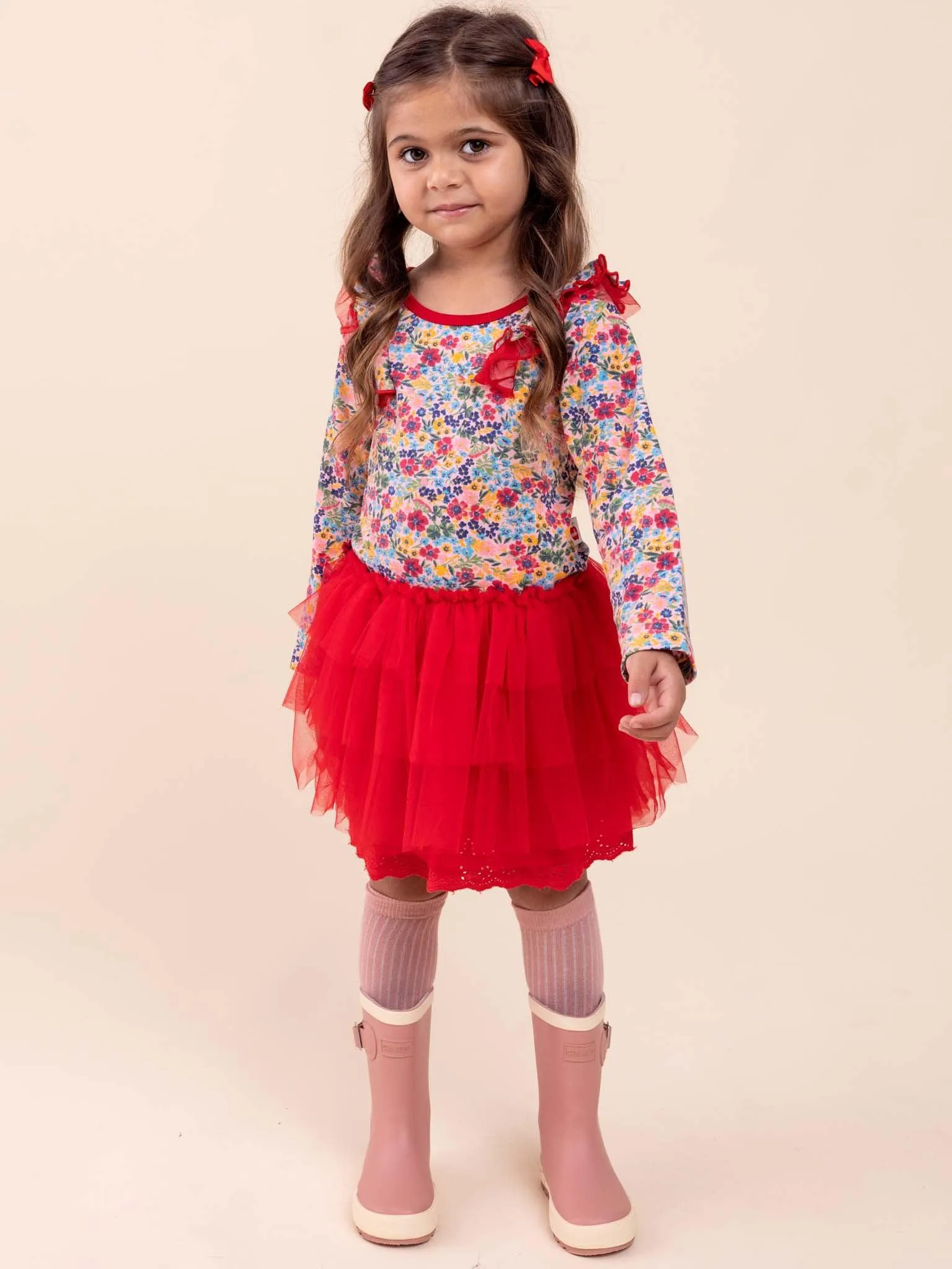 Lou Lou Pink Forest Flower Dress