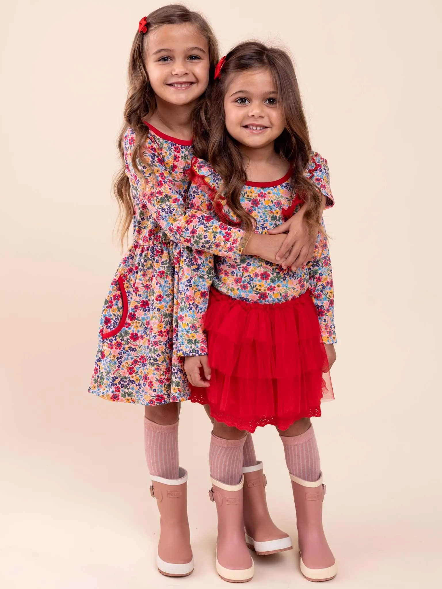 Lou Lou Pink Forest Flower Dress