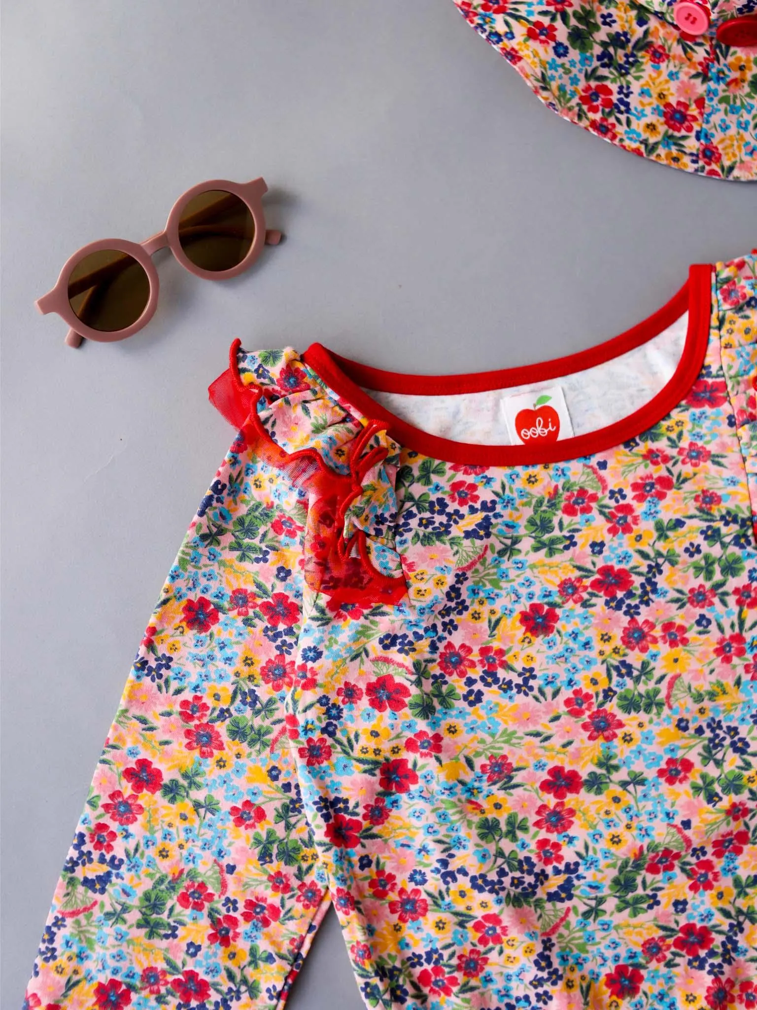 Lou Lou Pink Forest Flower Dress