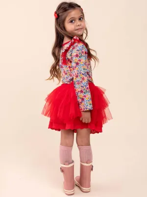Lou Lou Pink Forest Flower Dress