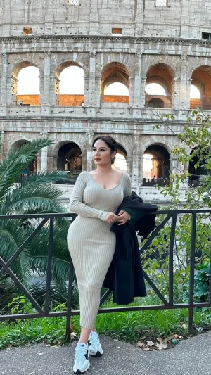 LOVE AT FIRST SIGHT STONE DRESS