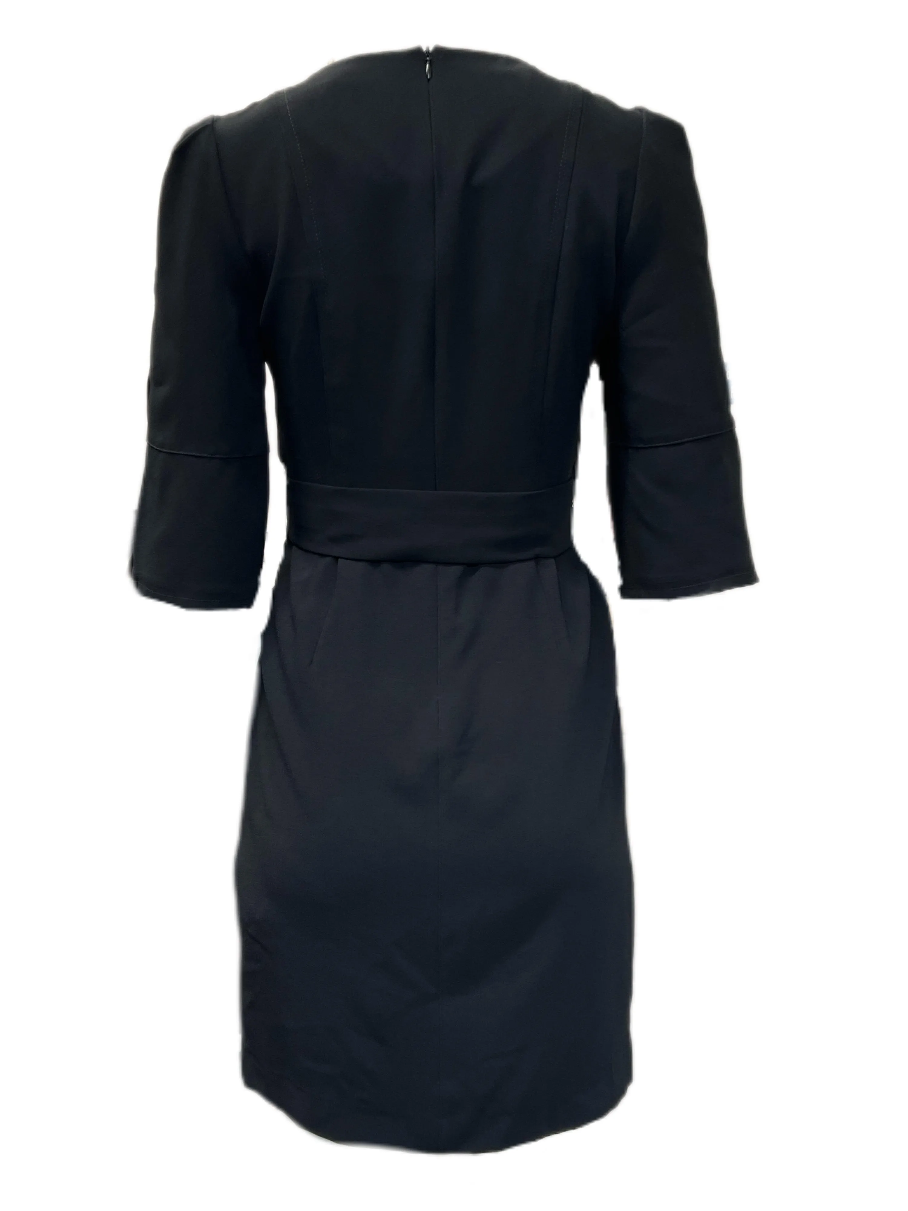 Marella By Max Mara Women's Black Katanna Cold Shoulder Dress Size 4 NWT