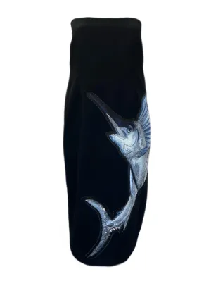 Marina Rinaldi Women's Black Dedurre Straight Across Dress Size 20W/29 NWT