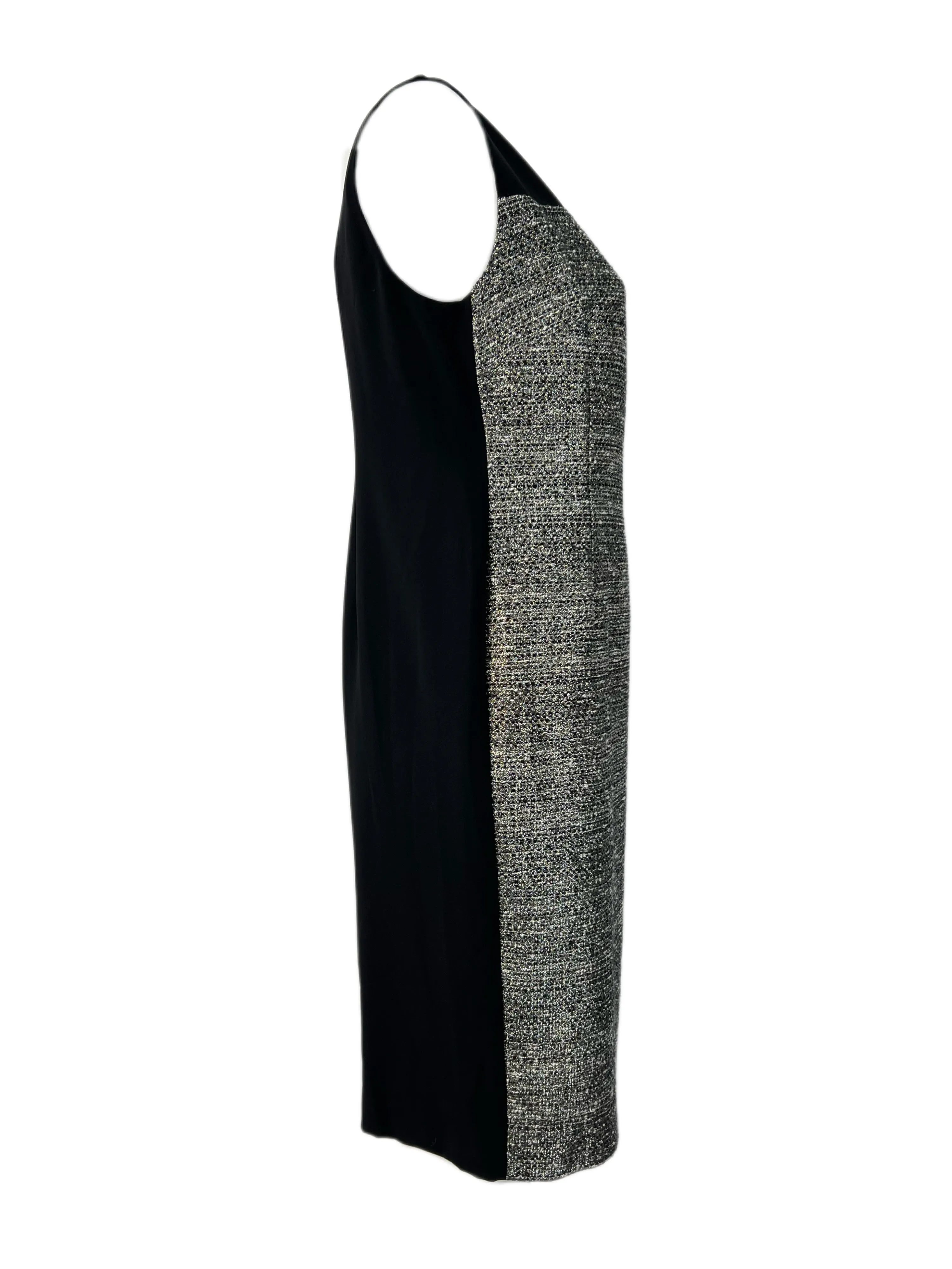Marina Rinaldi Women's Nero Duo Sleeveless Tweed Dress Size 16W/25 NWT