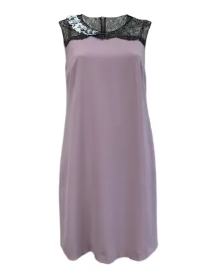 Marina Rinaldi Women's Pink Desire Embellished Front Shifft Dress Size 12W/21