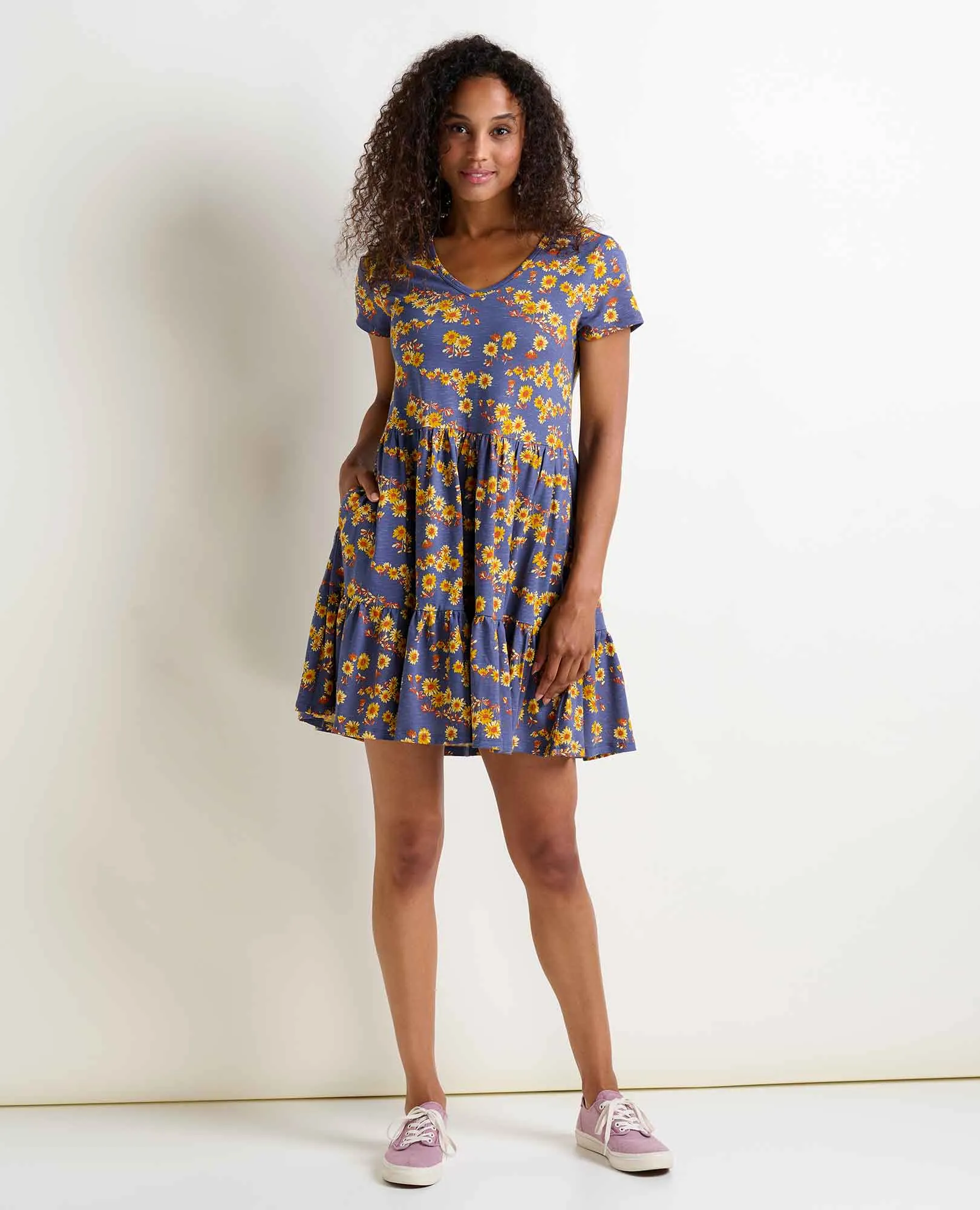 Marley Tiered Short Sleeve Dress