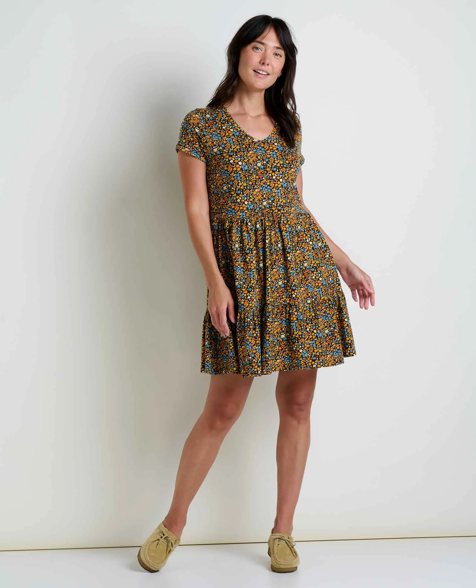 Marley Tiered Short Sleeve Dress