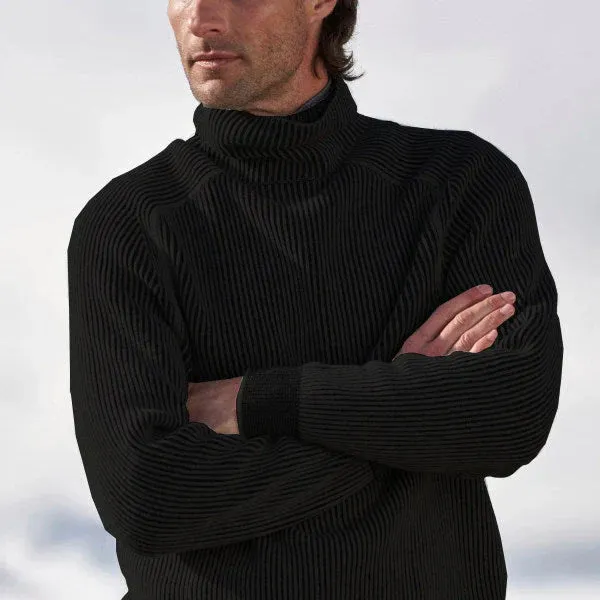 Men's stylish cashmere turtleneck sweater
