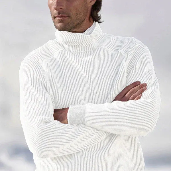 Men's stylish cashmere turtleneck sweater