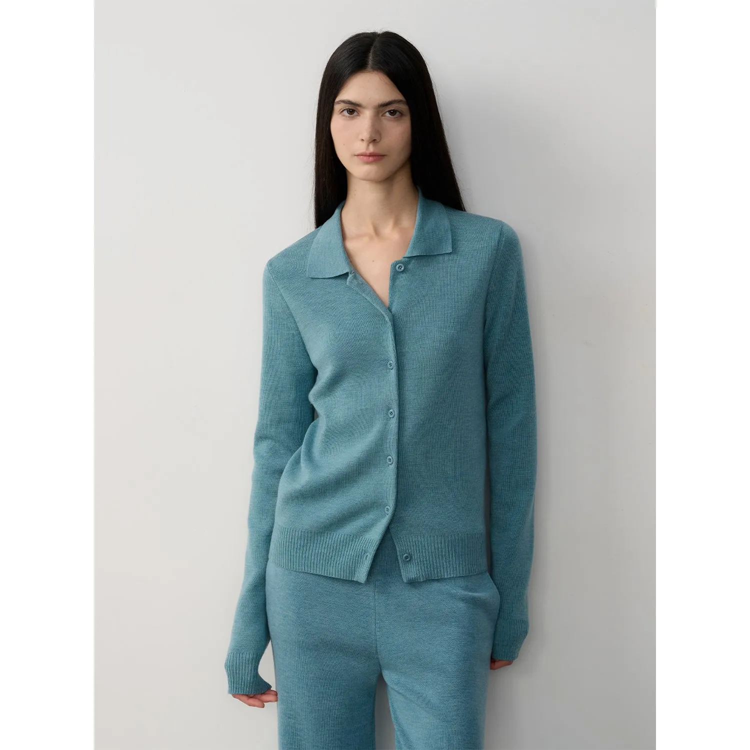 Merino Wool Knit Suit