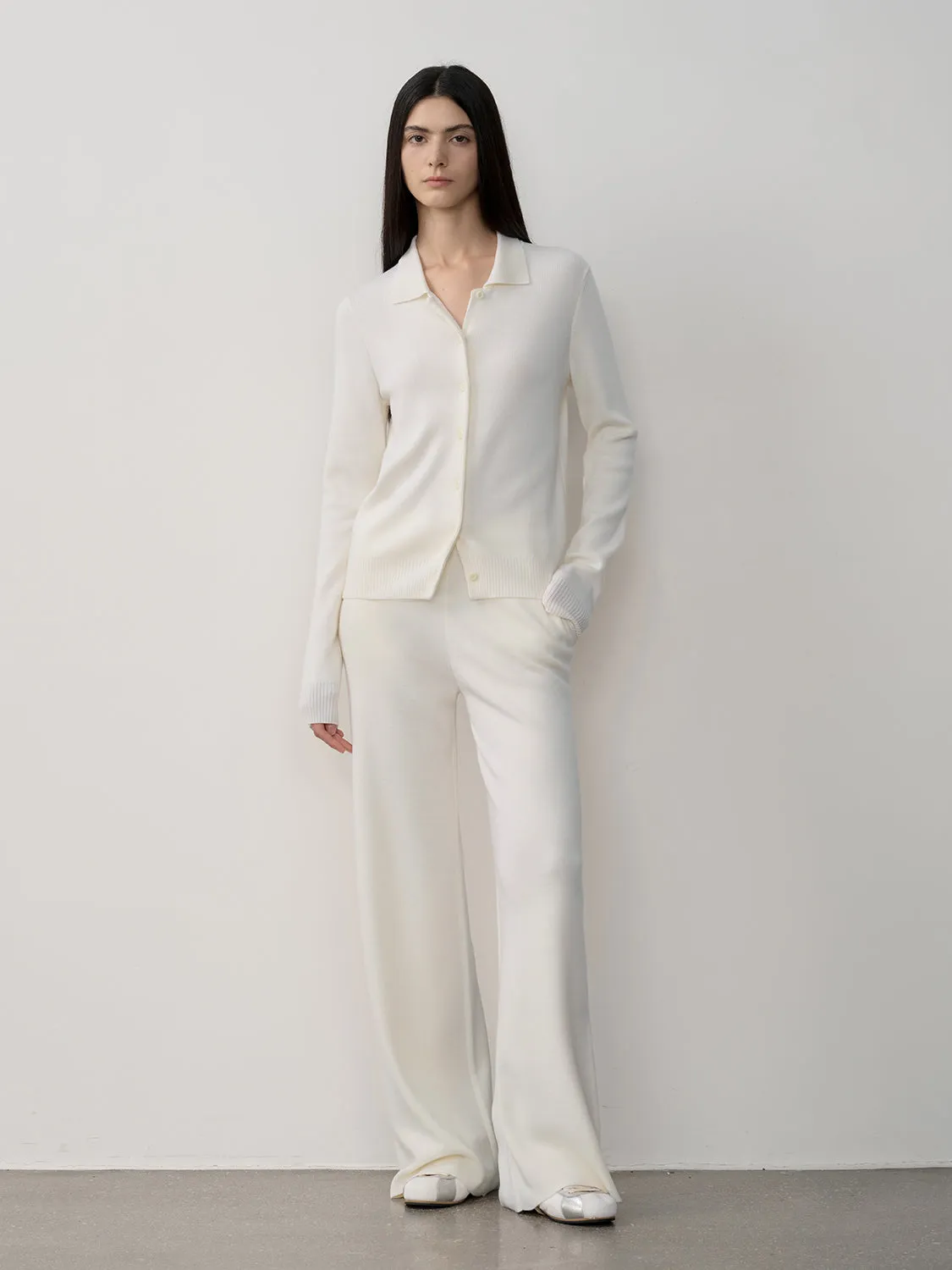 Merino Wool Knit Suit