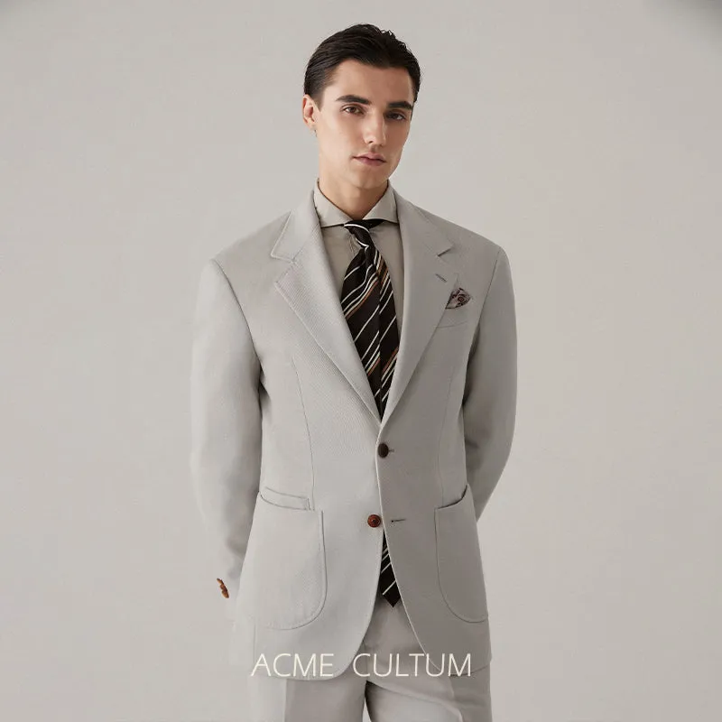 Merino Wool Spring Suit