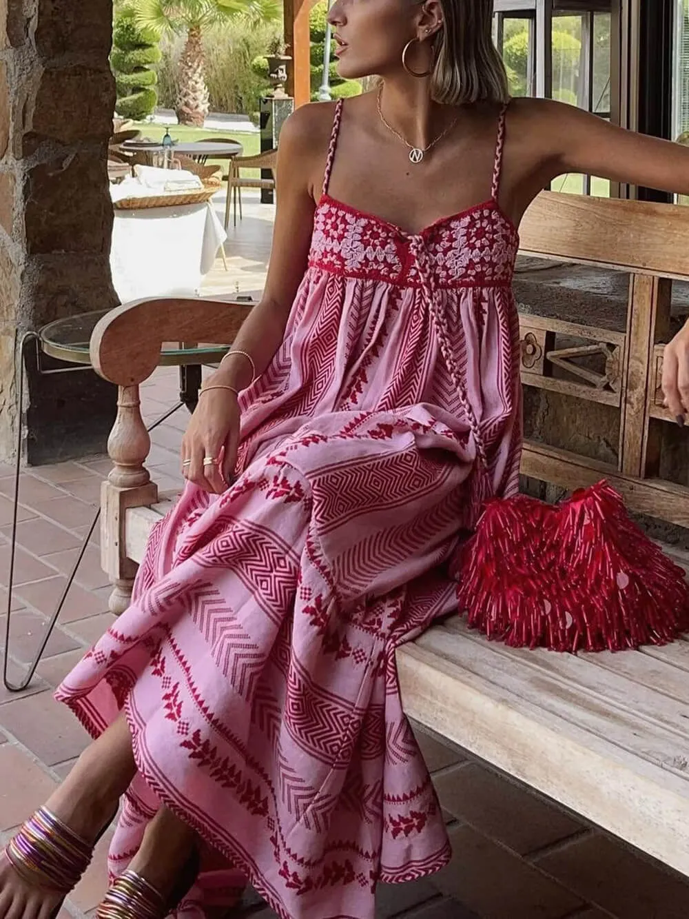 Michaela Casual Sleeveless Maxi Dress