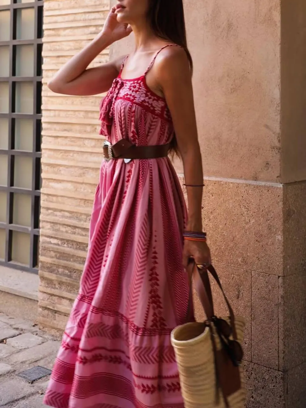 Michaela Casual Sleeveless Maxi Dress