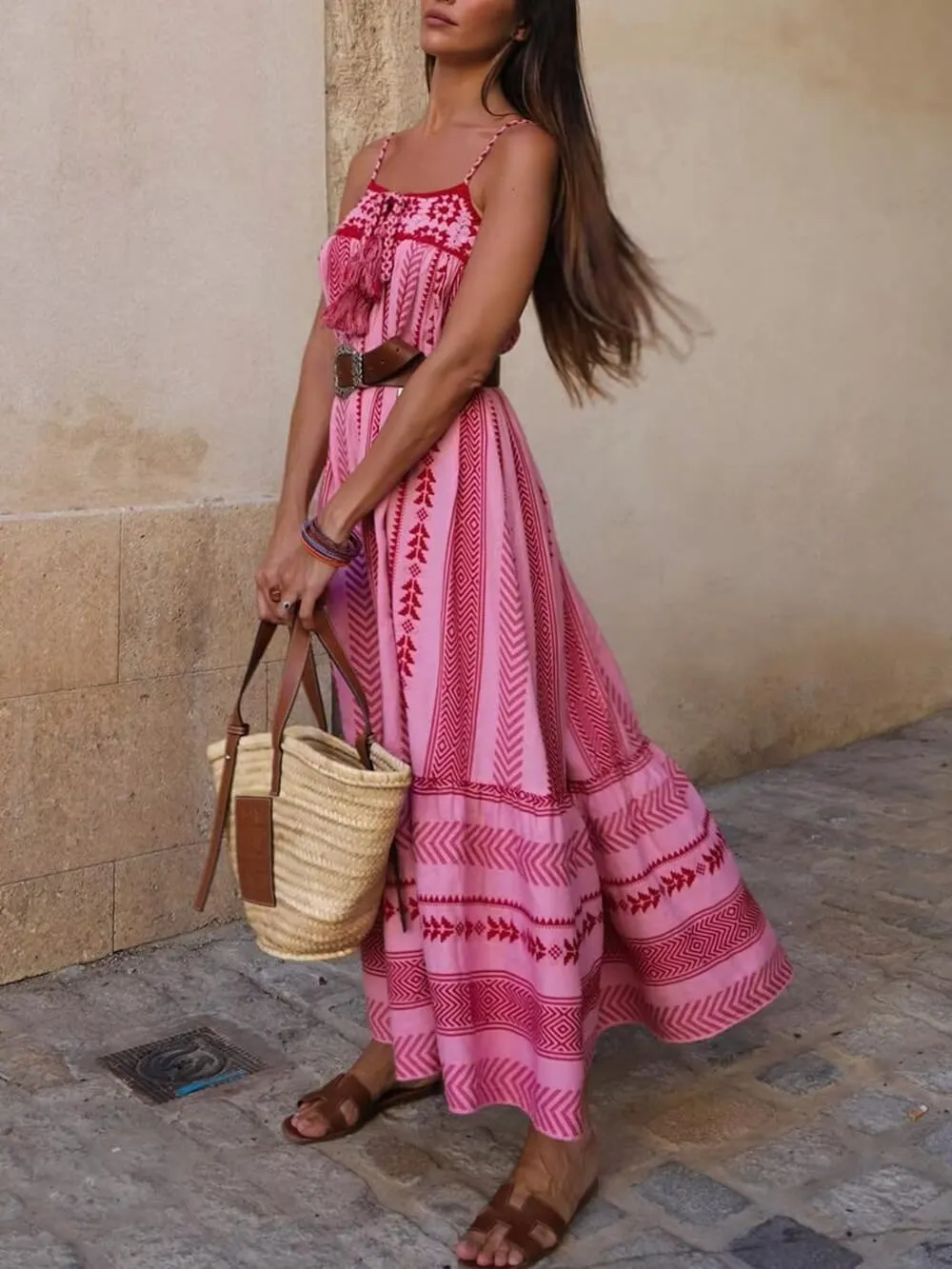 Michaela Casual Sleeveless Maxi Dress