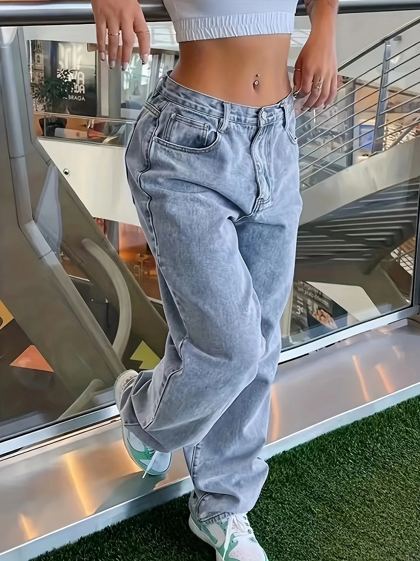 Mila™ Baggy High-Waisted