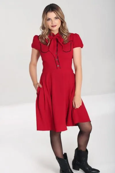 Millie Dress - Red -