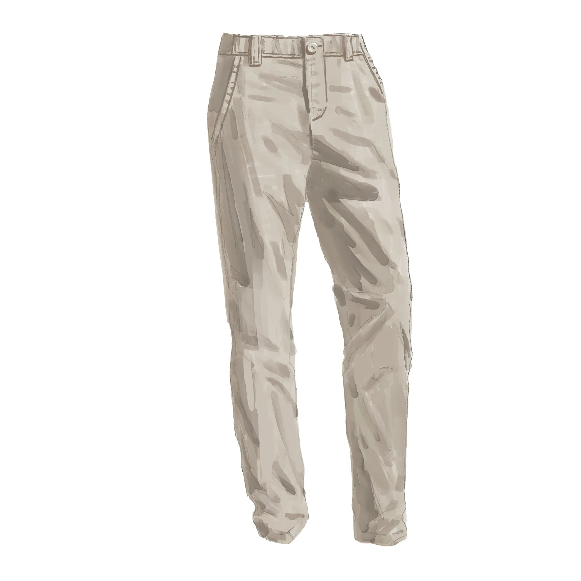 Mission Comfort Flat Front Chino