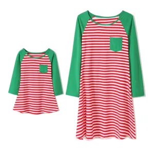 Mother Daughter Family Matching Christmas Dress
