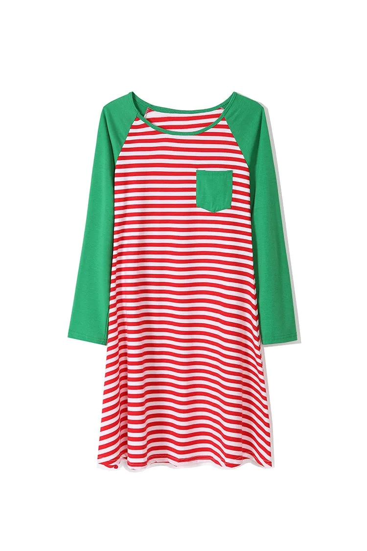 Mother Daughter Family Matching Christmas Dress
