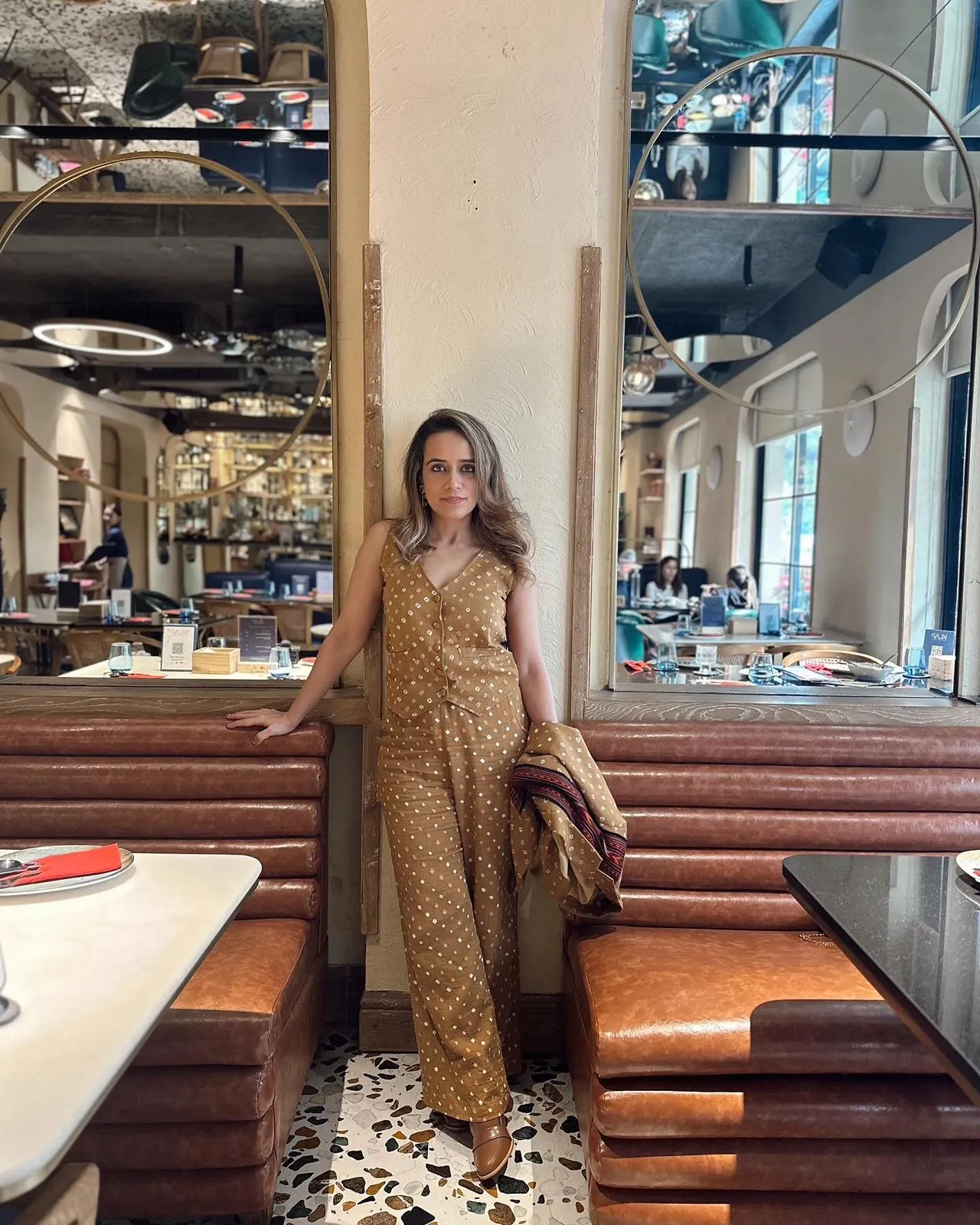 Mustard Bandhani Pants