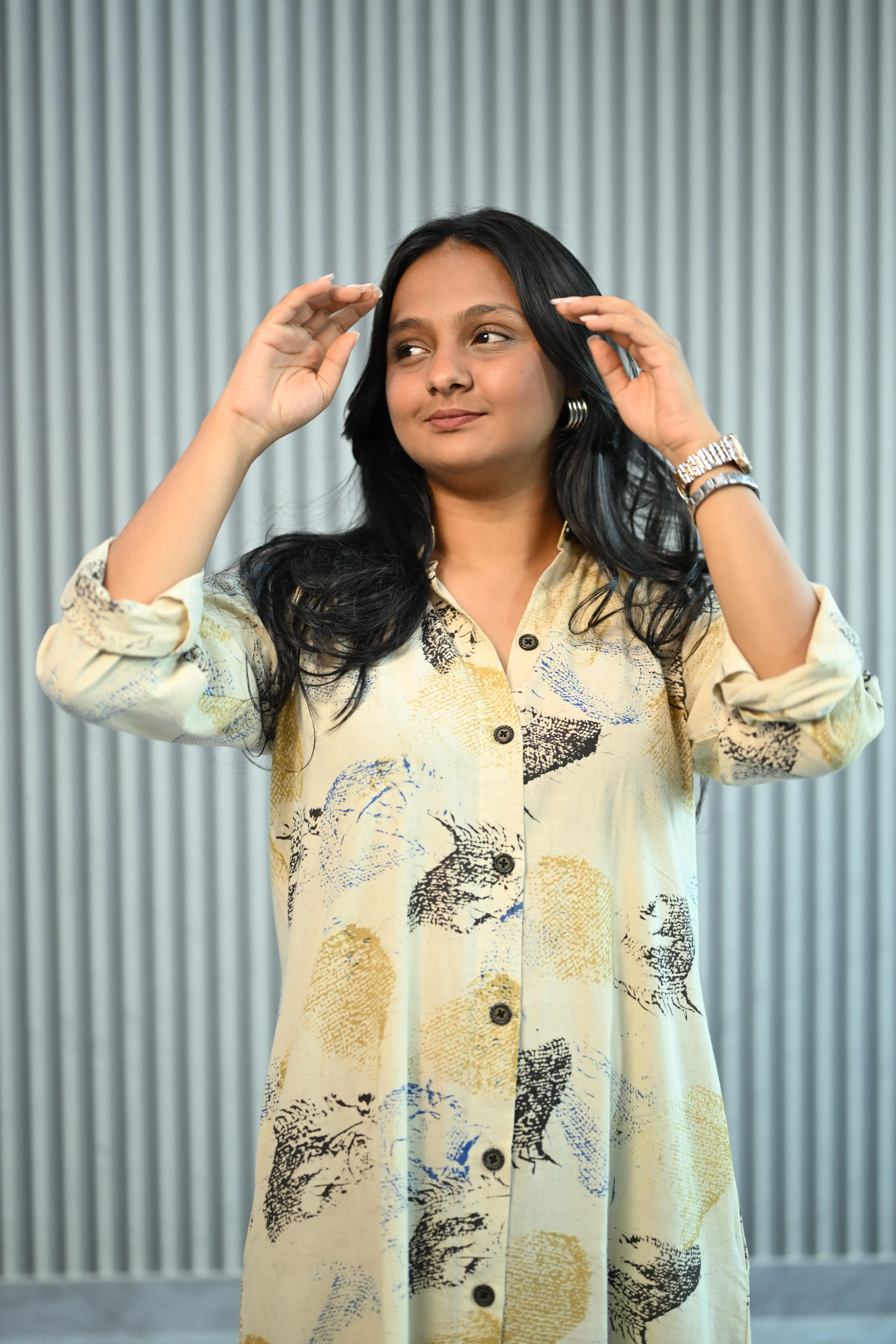 Naira Shirt Dress