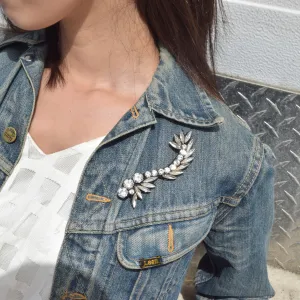 Nomad – Vintage-Inspired Crystal Rhinestone Brooch