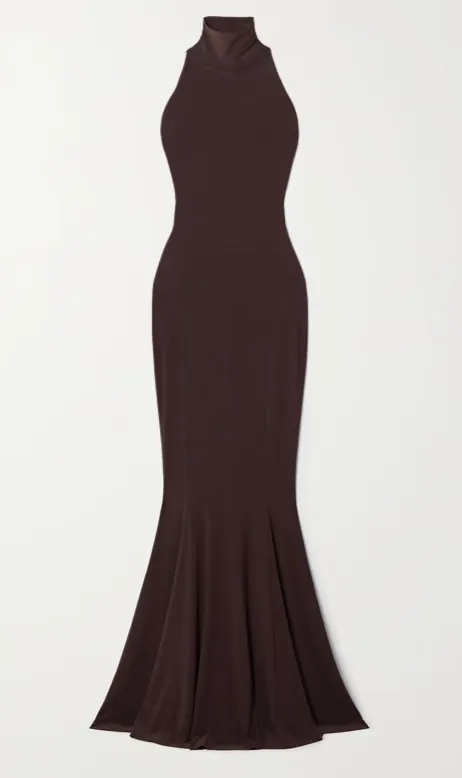 NORMA KAMALI
Stretch-jersey turtleneck gown