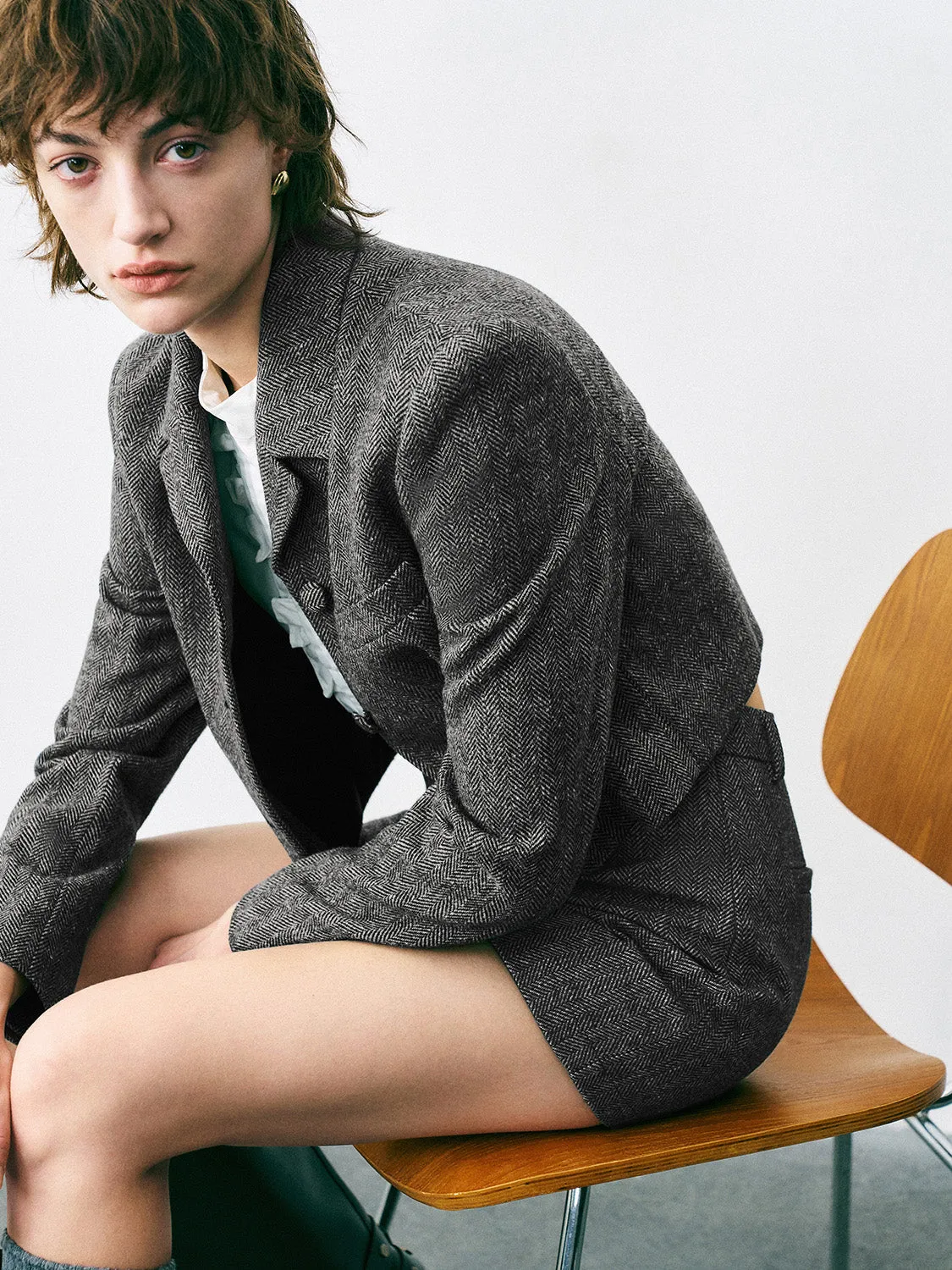 Notched Collar Blazers