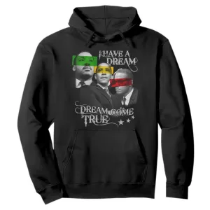 Obama MLK Malcolm X Hoodie Dreams Come True Black History Pride TS09