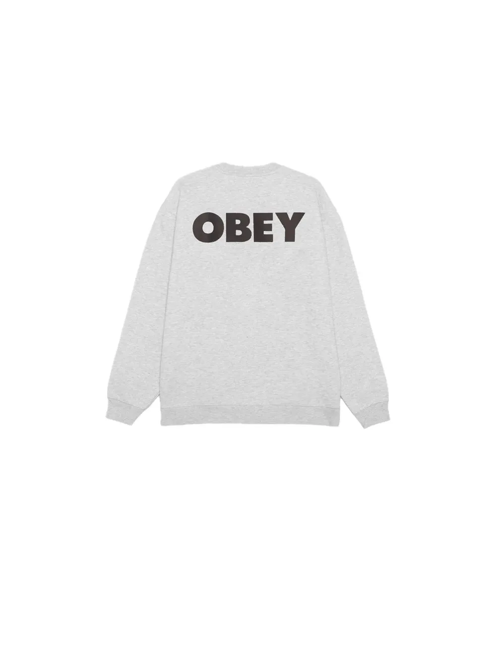 Obey Bold Crew Fleece - Heather Grey