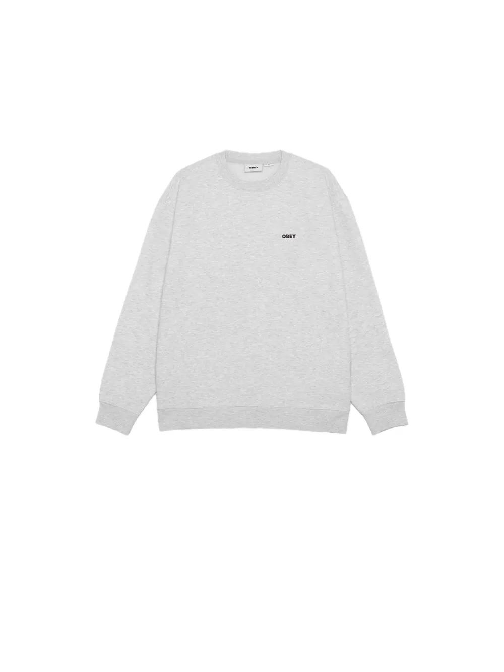 Obey Bold Crew Fleece - Heather Grey