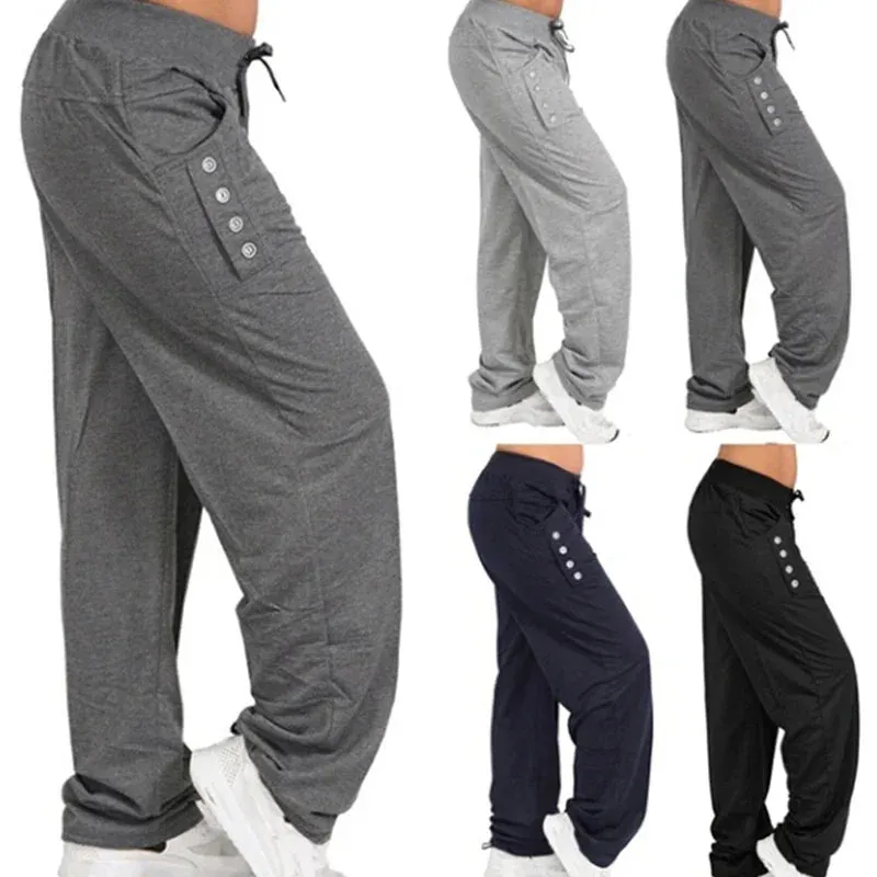 Obsidian Phoenix Loose Casual Jogger Pants