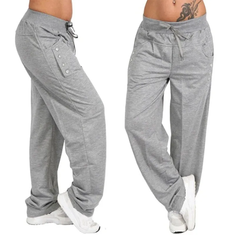 Obsidian Phoenix Loose Casual Jogger Pants