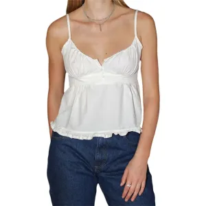 Obsidian Phoenix Retro Kawaii Ruffle Crop Top