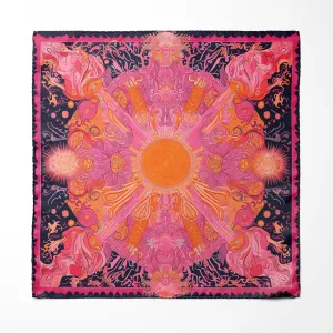 OLIVER MICHAEL SILK POCKET SQUARE