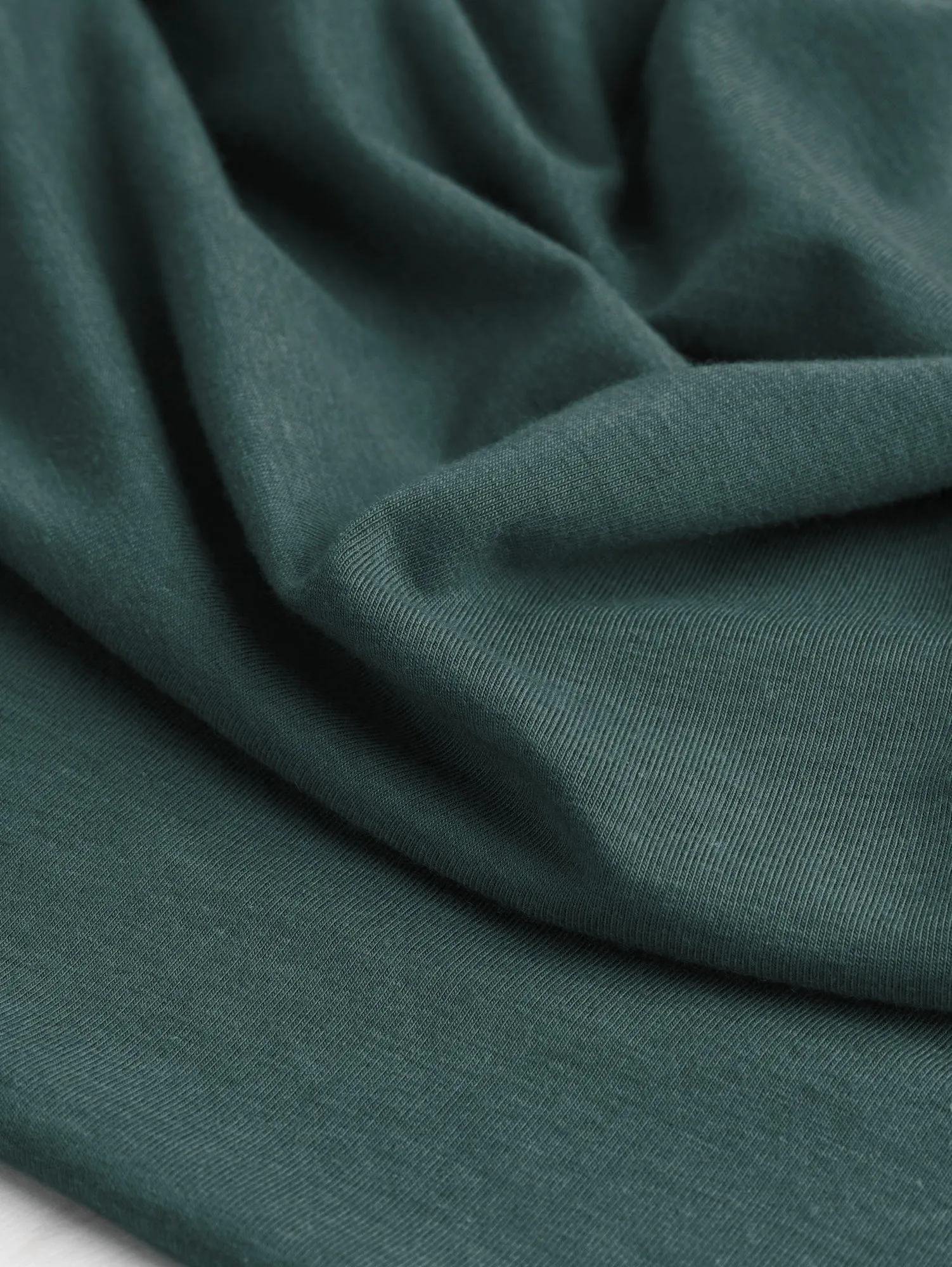 Organic Cotton   Tencel Stretch Knit Jersey - Cyprès