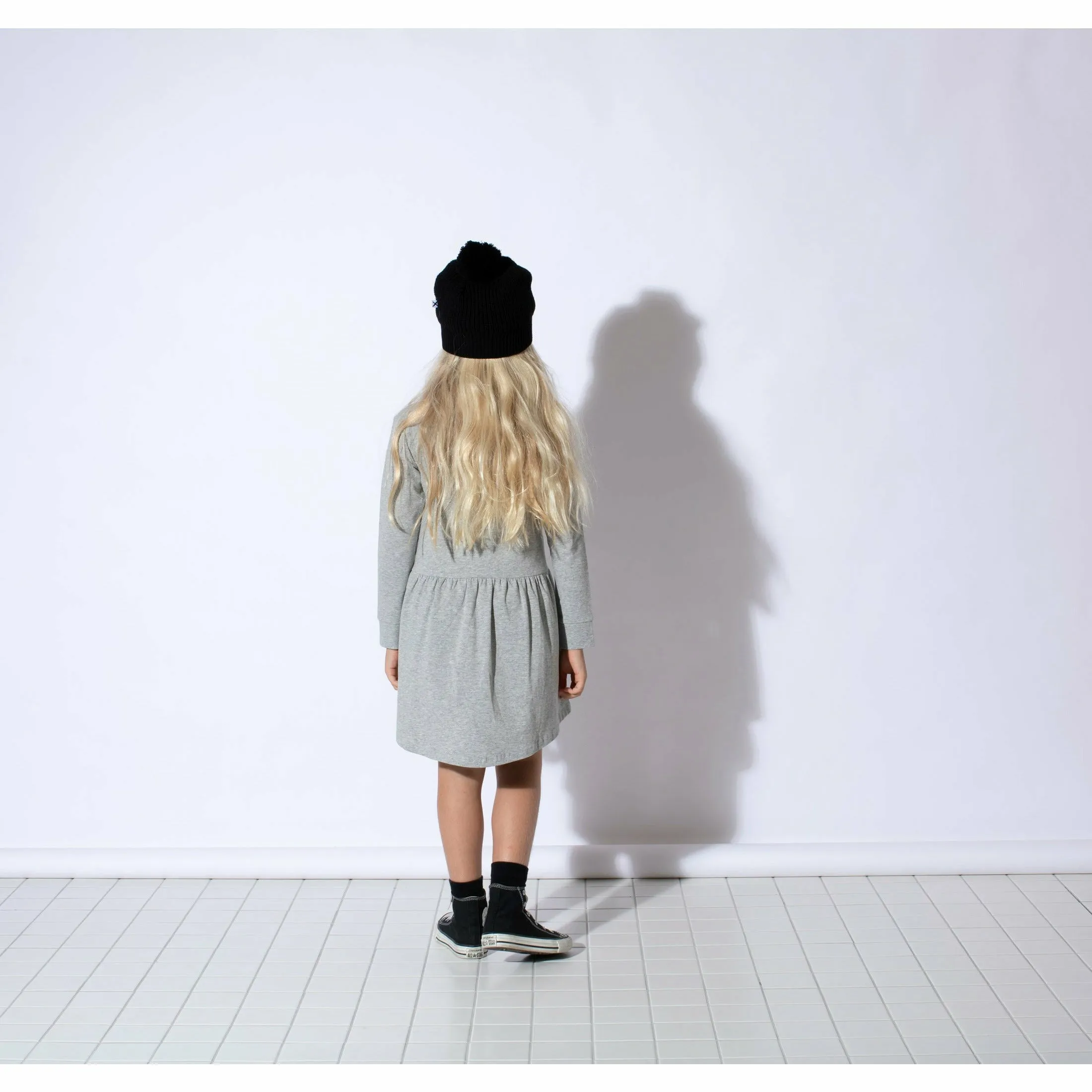 Painted Hedgehog Dress - Grey Marle