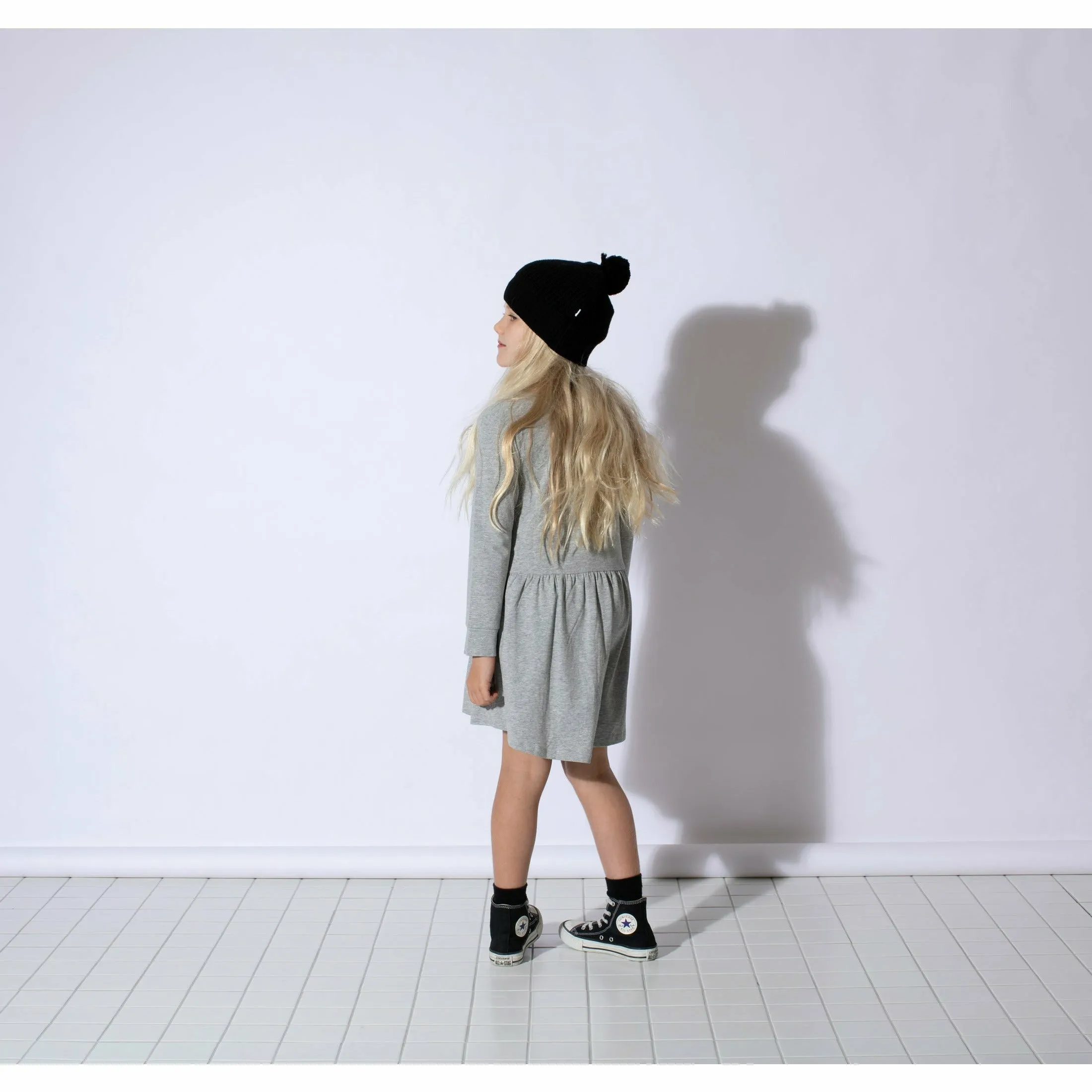 Painted Hedgehog Dress - Grey Marle