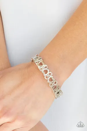 Paparazzi You HEART The Lady! - Silver Bracelet