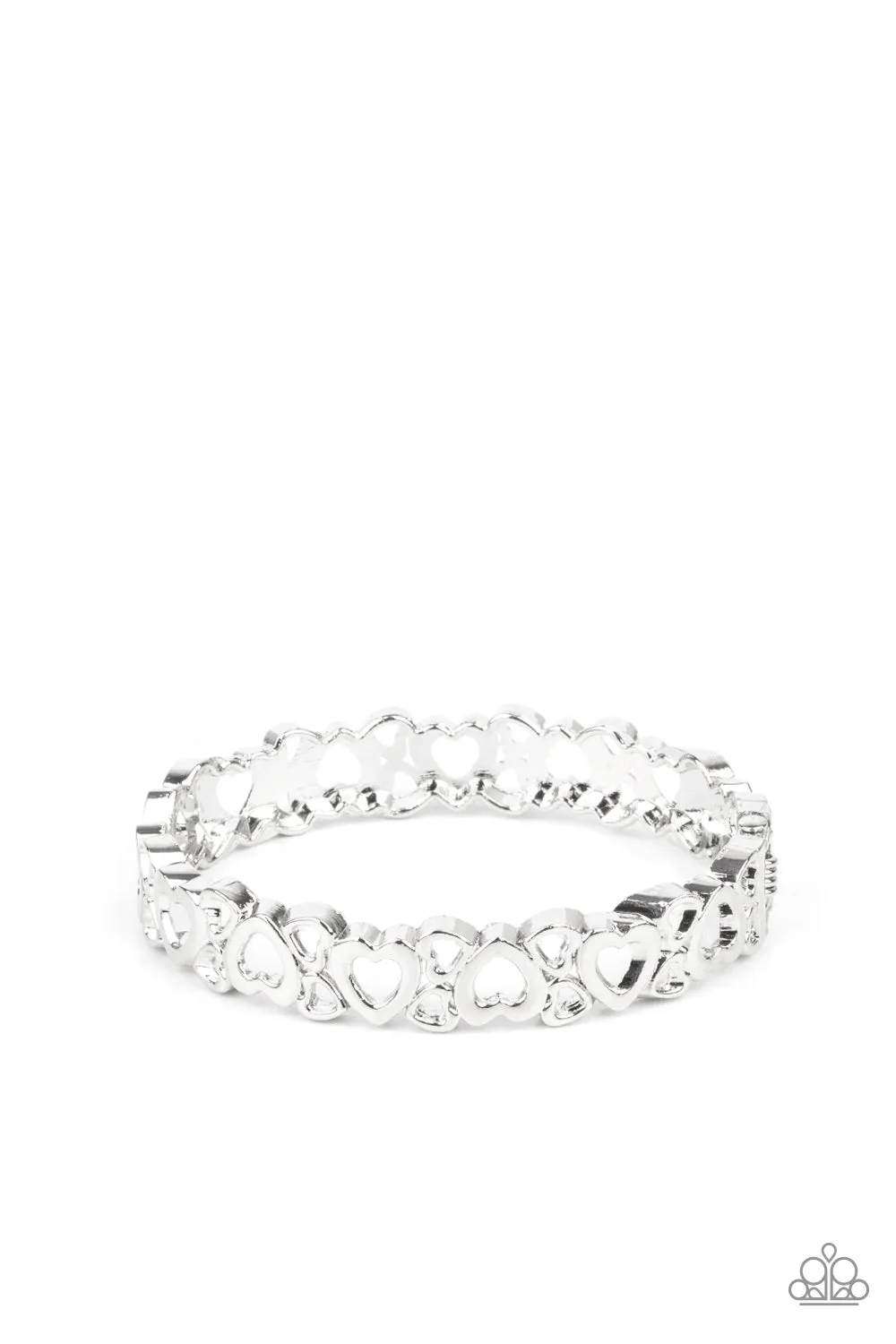 Paparazzi You HEART The Lady! - Silver Bracelet