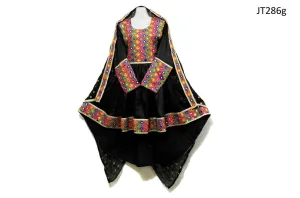 Pathani Dress In Black Color Afghan Clothes High Low Design