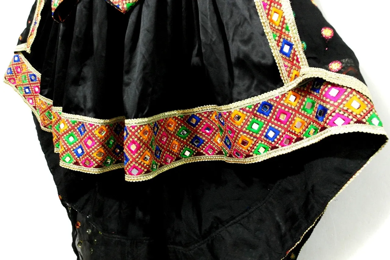 Pathani Dress In Black Color Afghan Clothes High Low Design