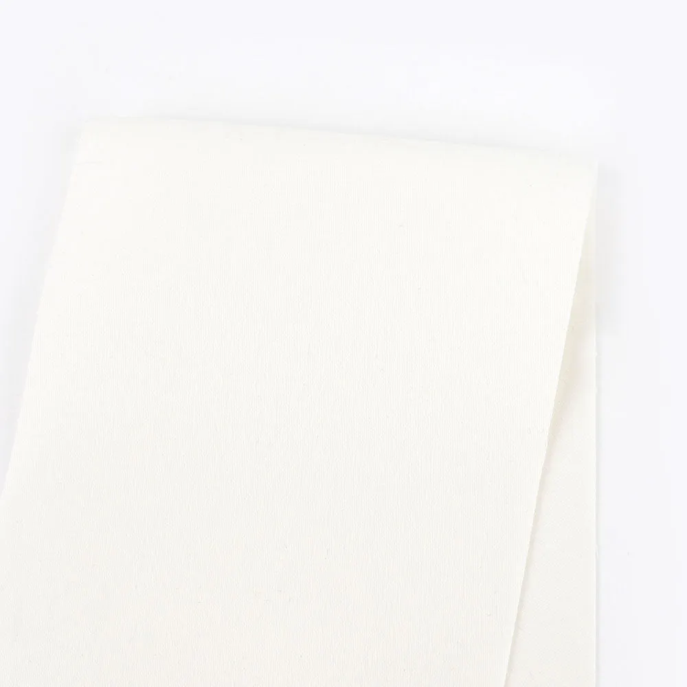 Peached Stretch Cotton / Rayon - Ivory