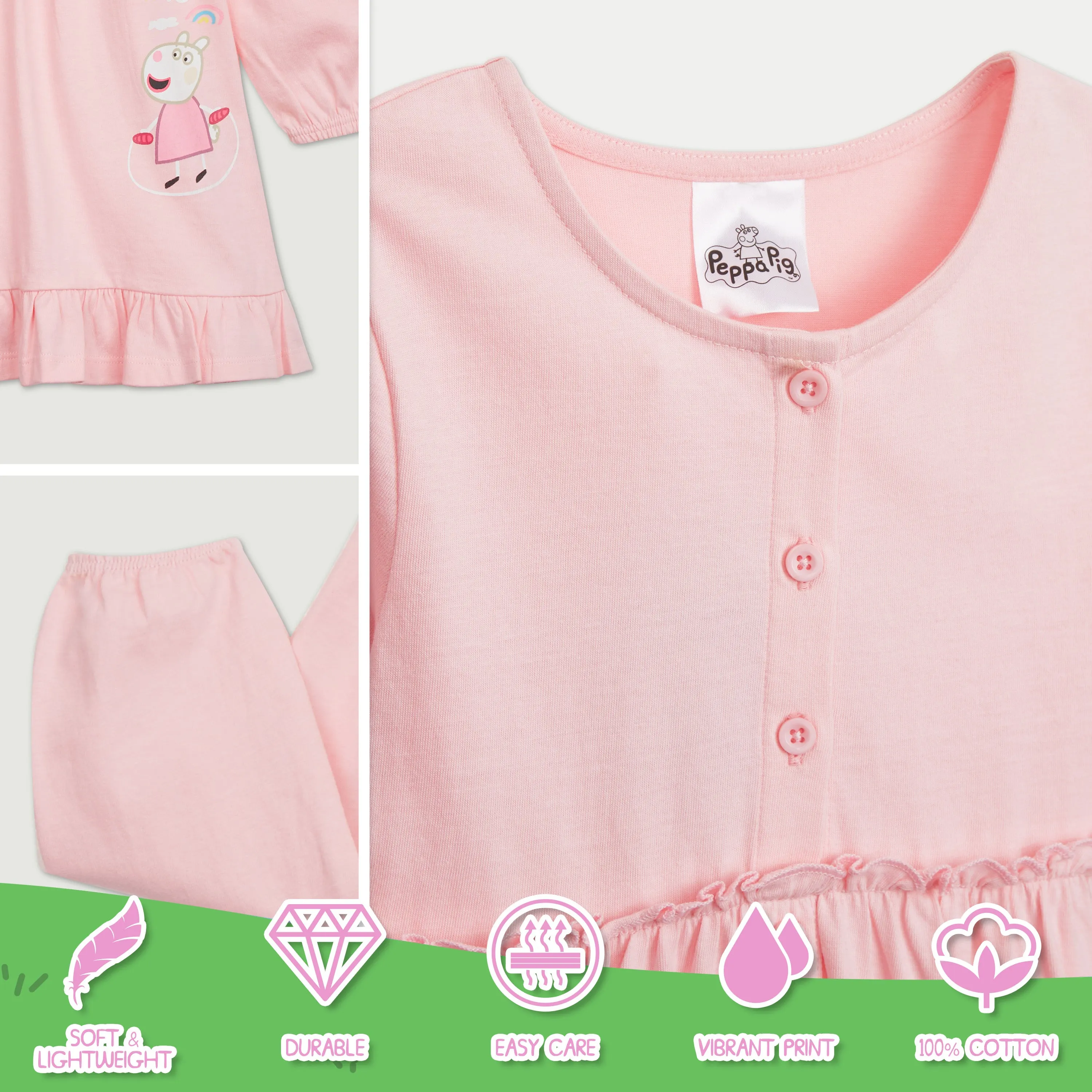 Peppa Pig Girls Dresses, Pink Dress For Girls