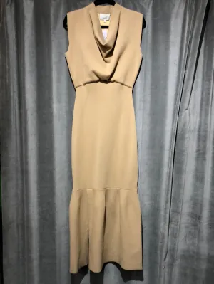 Phillip Lim Camel cowel neck stretch knit gown