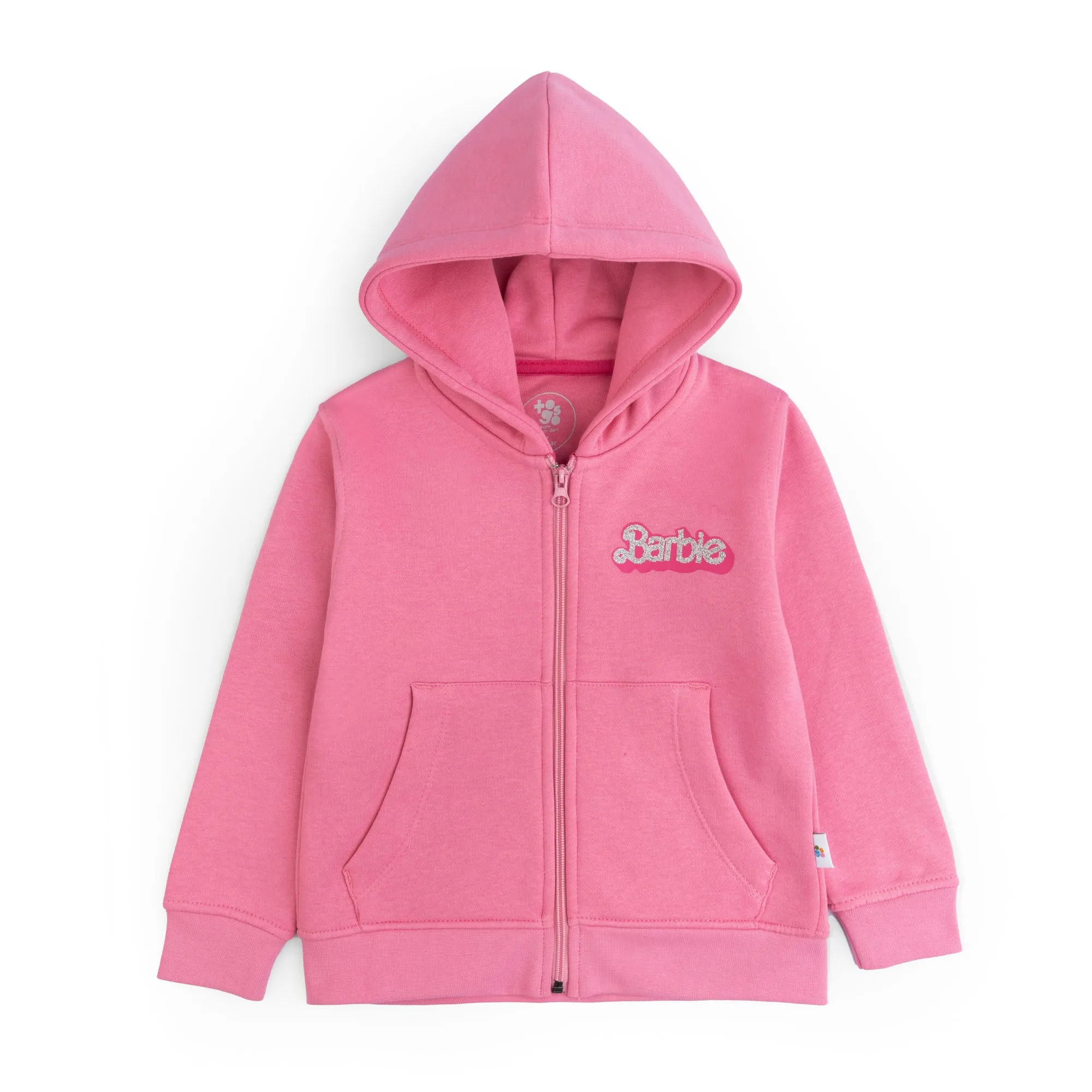 Pink Barbie Zipper Hoodie