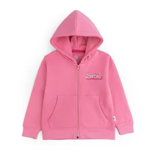 Pink Barbie Zipper Hoodie