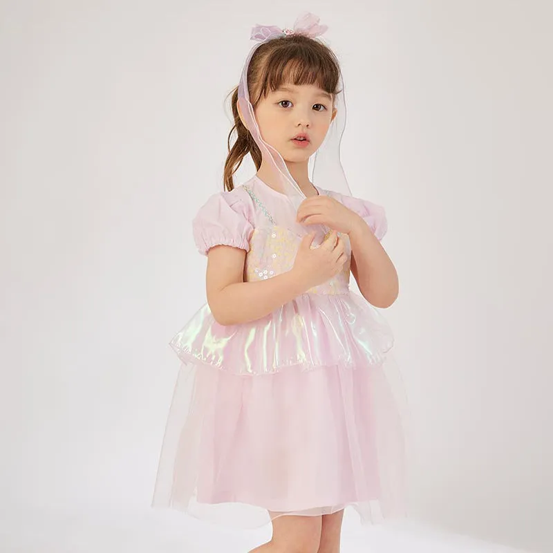 Pink Fairy Cupid Dress With Hairclip Set 2207OZ05